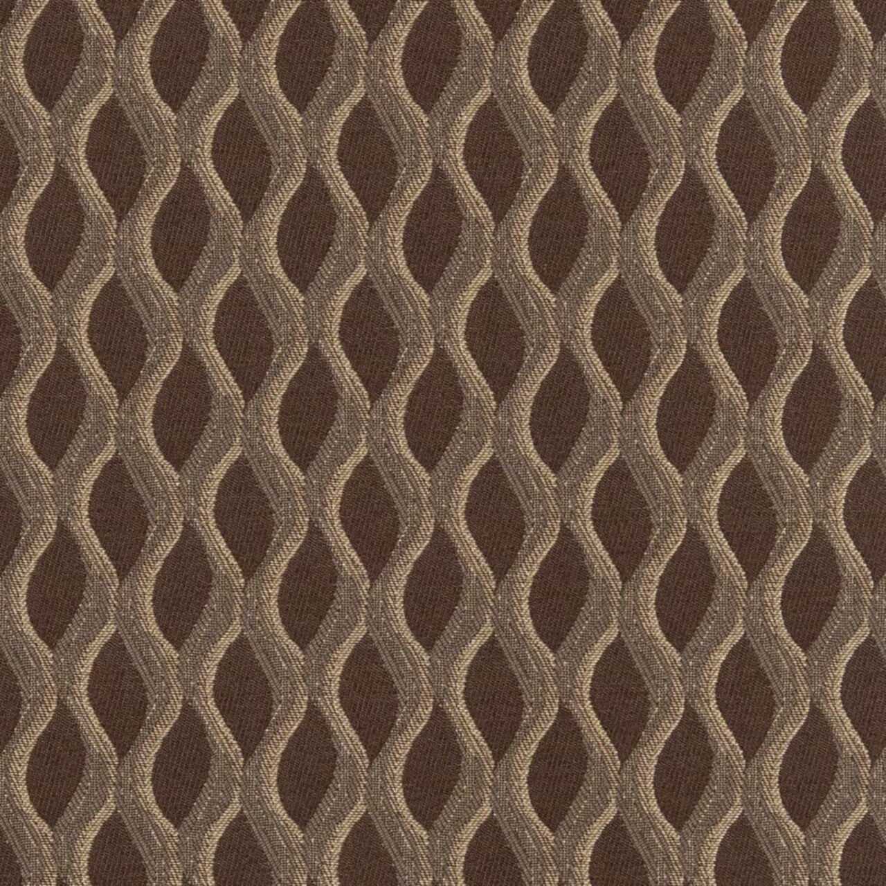 Mahogany - Brown Abstract & Geometric Upholstery Fabric 54 Inches"